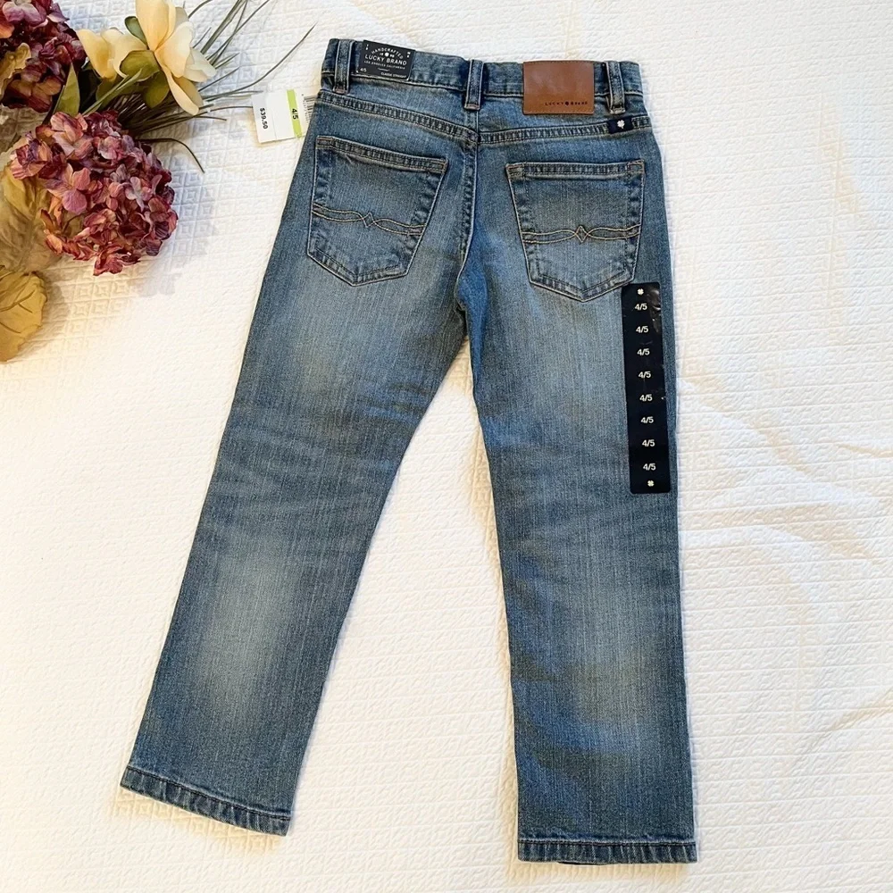 NWT Lucky Brand Boy’s Classic Straight Jeans Size 4/5